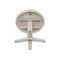 International Concepts 36 in.Round Extension Dining Table with 12 in.Leaf and 2 Dining Chairs in Unfinished - 3 Piece Set K-36RXT-23B-C61-2 - alternate 2